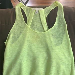 Victoria’s Secret neon yellow workout tank